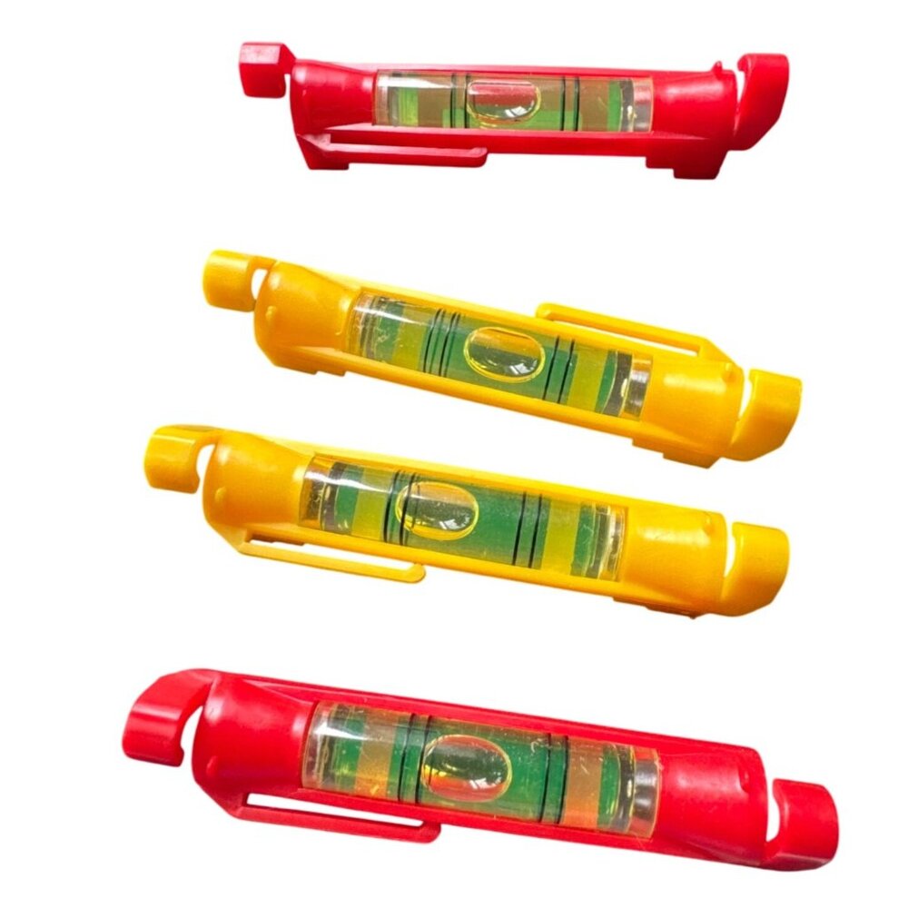 Level Pack of 4, New  Measuring Gadget String Level Accurate Adjustments Buildin